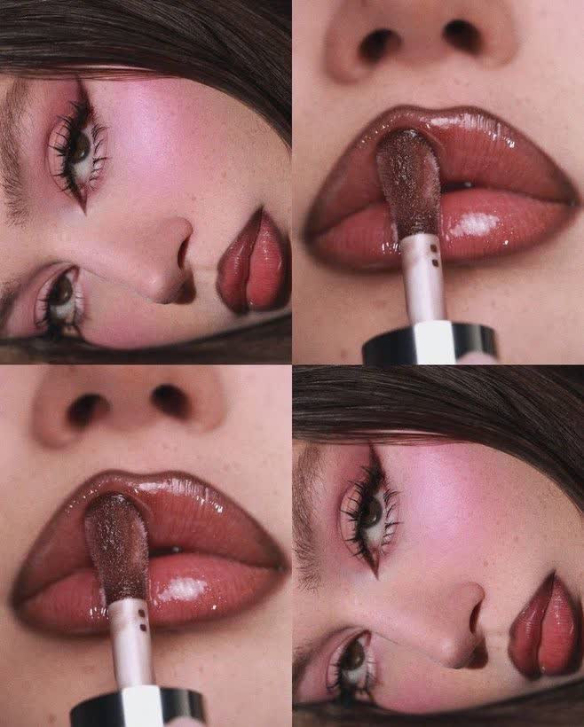 لیپ اویل شکلاتی شاین دار و بدون رنگدهی